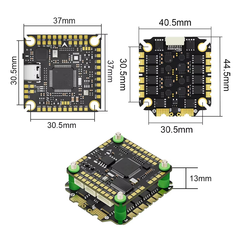 Aocoda-RC F465S V4 Stack F405  – Speedybee F405 V4 Bls 55A Stack Bewertung und Preis